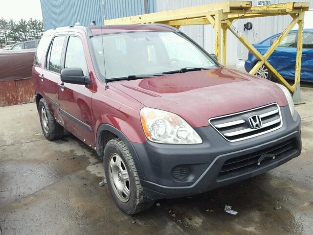 SHSRD78595U345436 - 2005 HONDA CR-V LX RED photo 1