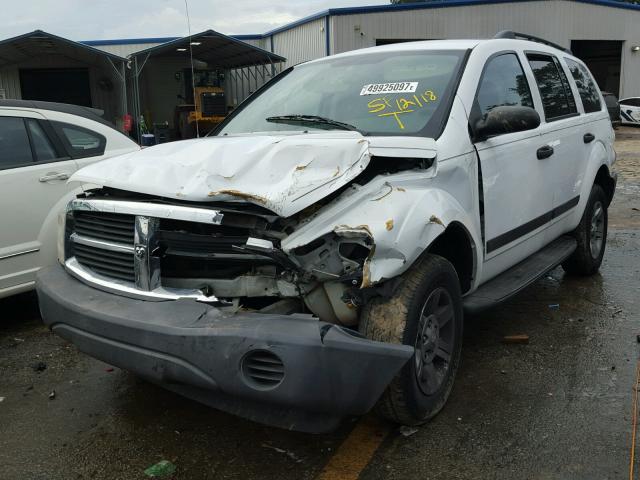 1D4HB38N65F623631 - 2005 DODGE DURANGO ST WHITE photo 2