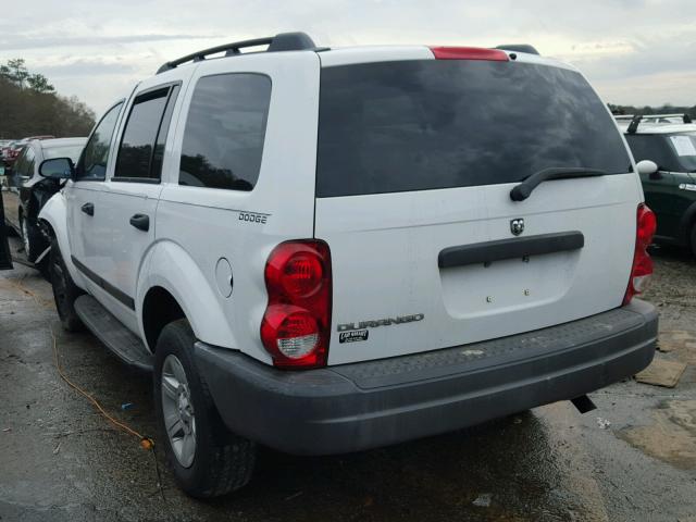 1D4HB38N65F623631 - 2005 DODGE DURANGO ST WHITE photo 3