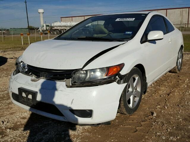 2HGFG12948H569997 - 2008 HONDA CIVIC EXL WHITE photo 2