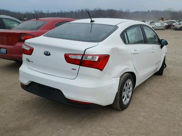 KNADM4A37H6117585 - 2017 KIA RIO LX Սպիտակ լուսանկար 4