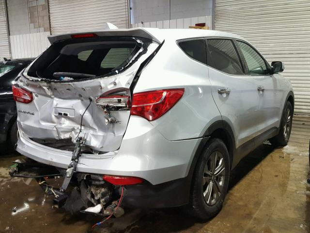 5XYZT3LB3GG362227 - 2016 HYUNDAI SANTA FE S SILVER photo 4