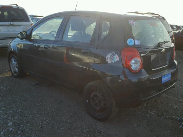 KL1TD6DE1BB196054 - 2011 CHEVROLET AVEO LS 黑色 照片 3