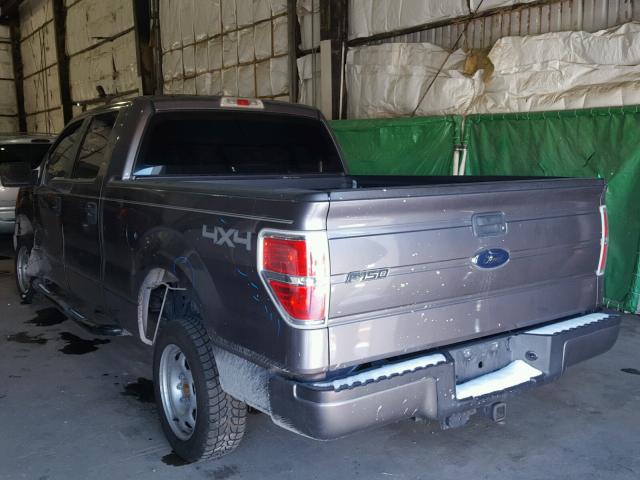 1FTFW1E87AKA97748 - 2010 FORD F150 SUPER GRAY photo 3