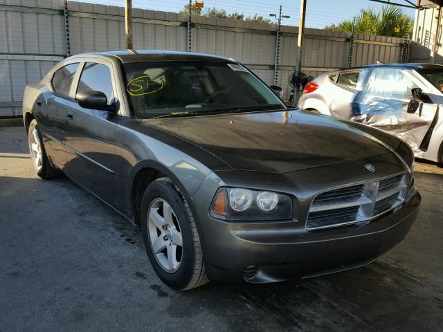 2B3CA4CD5AH215565 - 2010 DODGE CHARGER GRAY photo 1