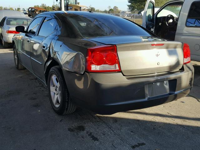 2B3CA4CD5AH215565 - 2010 DODGE CHARGER GRAY photo 3