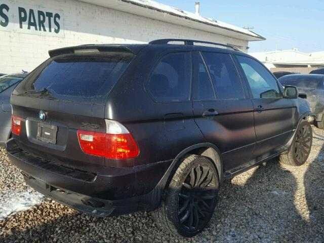 5UXFB53555LV16058 - 2005 BMW X5 4.4I BLACK photo 4