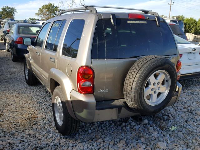 1J4GK58K63W708633 - 2003 JEEP LIBERTY LI GOLD photo 3