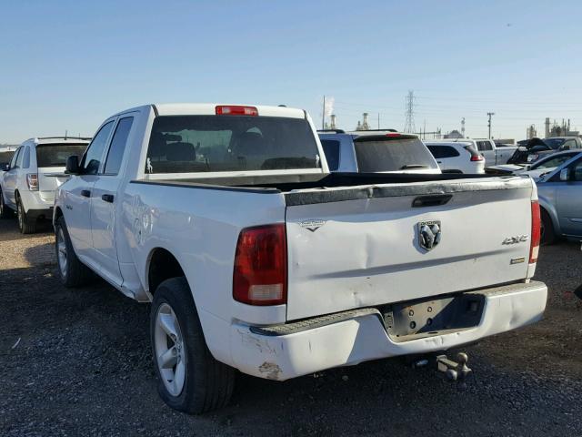 1D7RV1GP5AS231781 - 2010 DODGE RAM 1500 WHITE photo 3