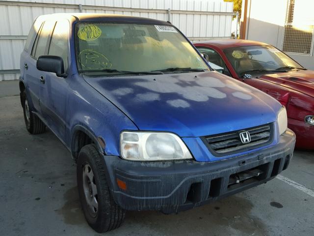 JHLRD18461C020703 - 2001 HONDA CR-V LX BLUE photo 1