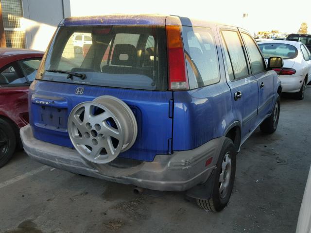 JHLRD18461C020703 - 2001 HONDA CR-V LX BLUE photo 4