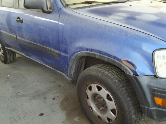 JHLRD18461C020703 - 2001 HONDA CR-V LX BLUE photo 9