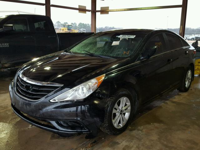 5NPEB4AC9BH304353 - 2011 HYUNDAI SONATA GLS BLACK photo 2