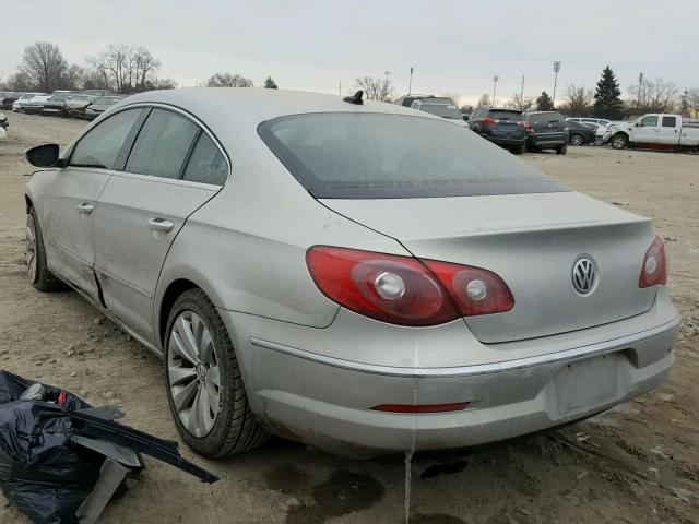 WVWML73C79E550254 - 2009 VOLKSWAGEN CC SPORT SILVER photo 3