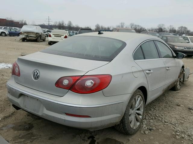 WVWML73C79E550254 - 2009 VOLKSWAGEN CC SPORT SILVER photo 4