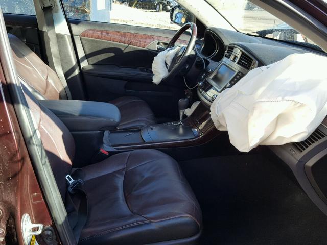 4T1BK3DB7BU412293 - 2011 TOYOTA AVALON BAS MAROON photo 5