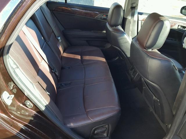4T1BK3DB7BU412293 - 2011 TOYOTA AVALON BAS MAROON photo 6