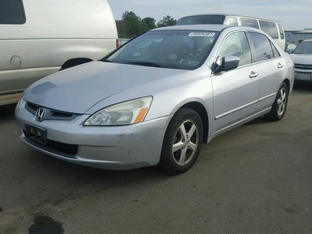 1HGCM56775A015505 - 2005 HONDA ACCORD EX SILVER photo 2