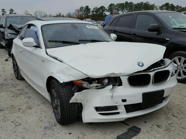 WBAUP7C53BVK78830 - 2011 BMW 128 I WHITE photo 1