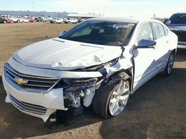 1G1145S38HU139934 - 2017 CHEVROLET IMPALA PRE WHITE photo 2