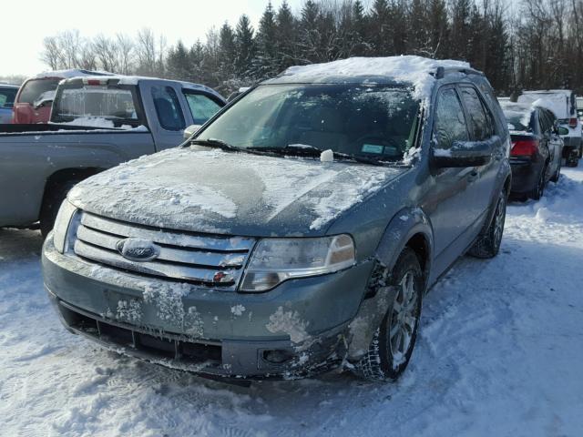 1FMDK02W68GA20913 - 2008 FORD TAURUS X S GREEN photo 2