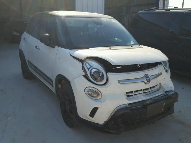 ZFBCFADH5FZ031575 - 2015 FIAT 500L TREKK WHITE photo 1