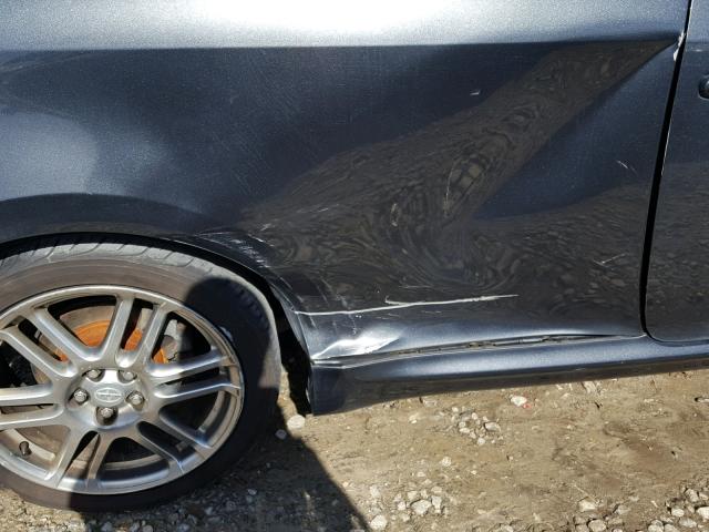 JTKDE177060073415 - 2006 TOYOTA SCION TC GRAY photo 9