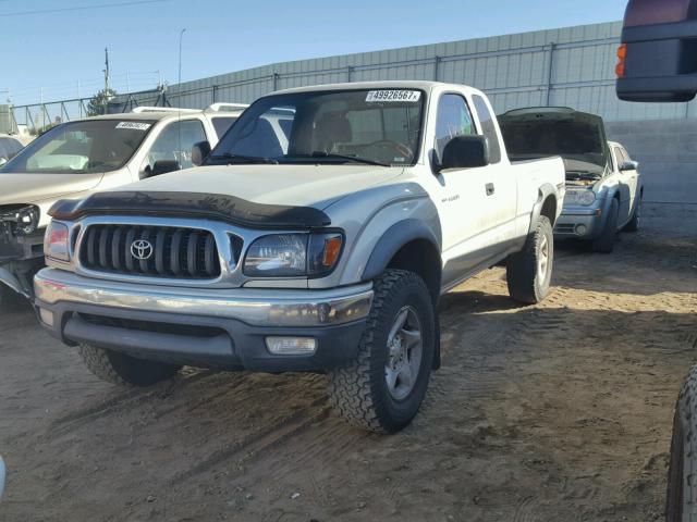 5TEWN72N41Z720299 - 2001 TOYOTA TACOMA XTR SILVER photo 2