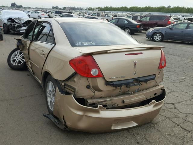 1G2ZF55B764269051 - 2006 PONTIAC G6 SE GOLD photo 3