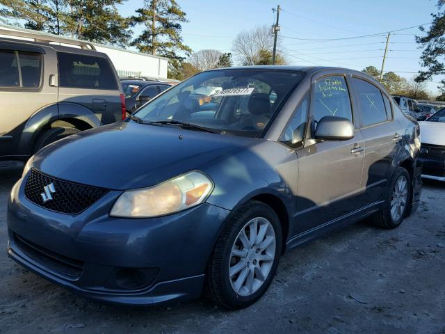 JS2YC414685100630 - 2008 SUZUKI SX4 BLUE photo 2