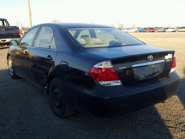 4T1BE32K75U080922 - 2005 TOYOTA CAMRY LE BLACK photo 3