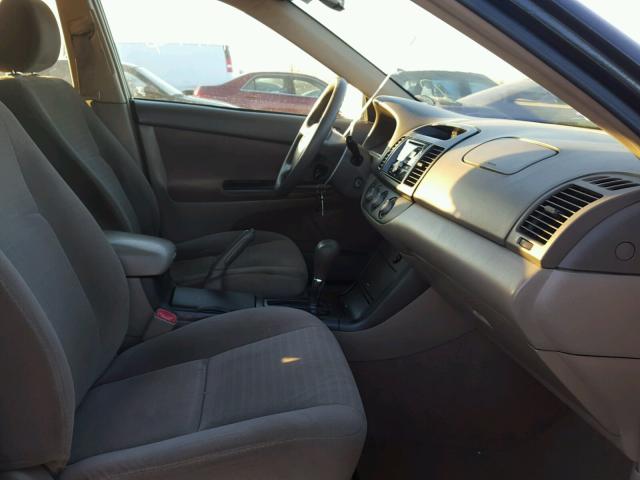 4T1BE32K75U080922 - 2005 TOYOTA CAMRY LE BLACK photo 5