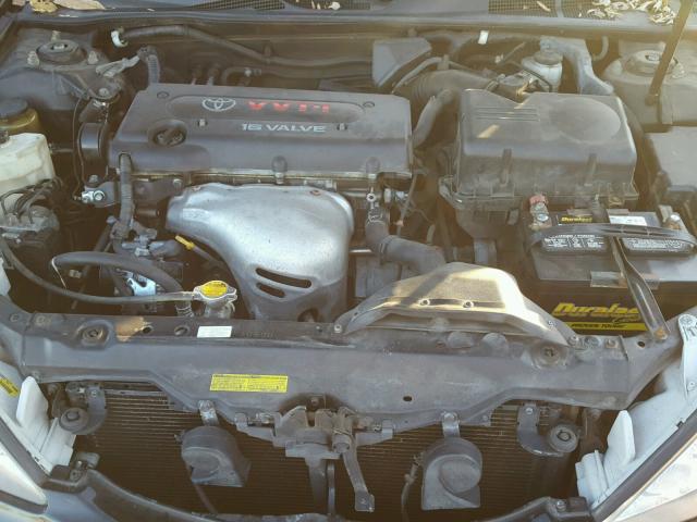 4T1BE32K75U080922 - 2005 TOYOTA CAMRY LE BLACK photo 7