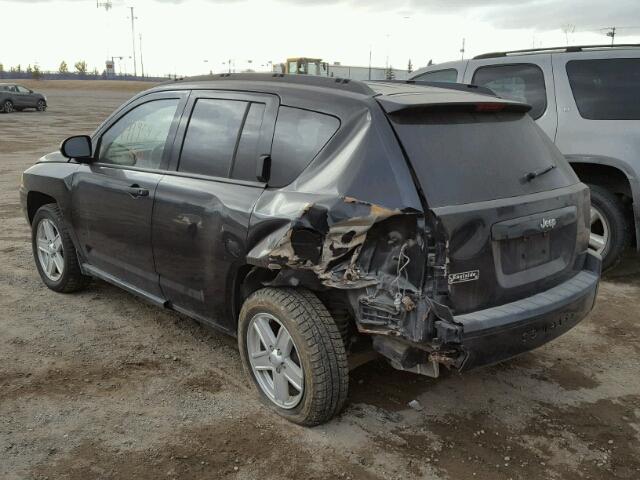 1J8FT47W47D161384 - 2007 JEEP COMPASS BLACK photo 3