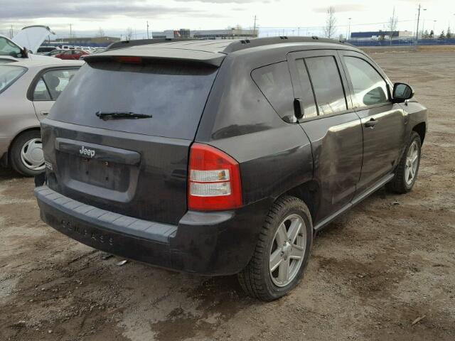 1J8FT47W47D161384 - 2007 JEEP COMPASS BLACK photo 4