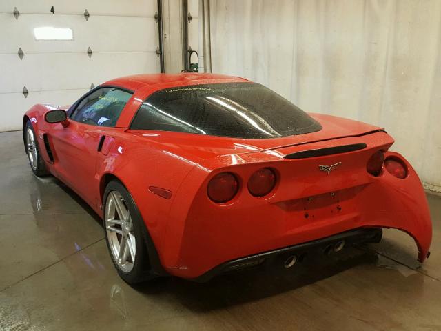 1G1YY26E685129555 - 2008 CHEVROLET CORVETTE Z RED photo 3