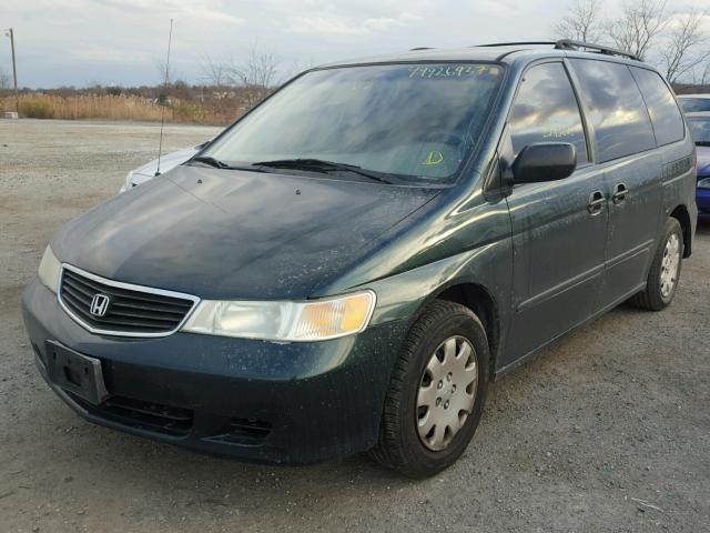 2HKRL1858YH536035 - 2000 HONDA ODYSSEY LX GREEN photo 2