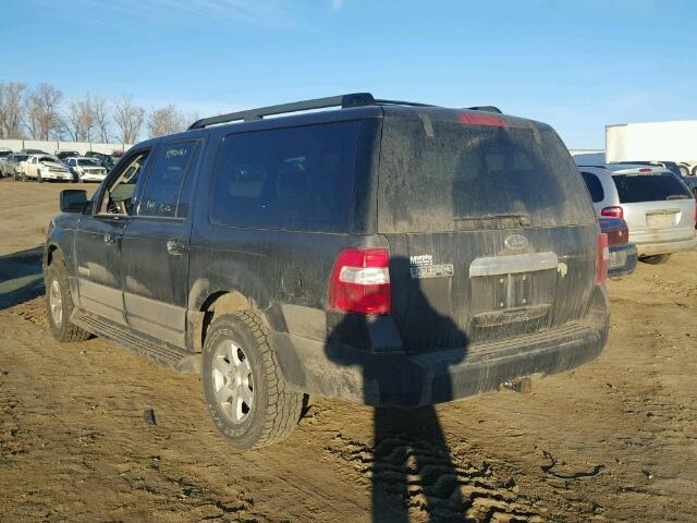 1FMFK16517LA44770 - 2007 FORD EXPEDITION BLACK photo 3