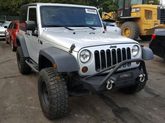 1C4AJWAG8CL283458 - 2012 JEEP WRANGLER S SILVER photo 1