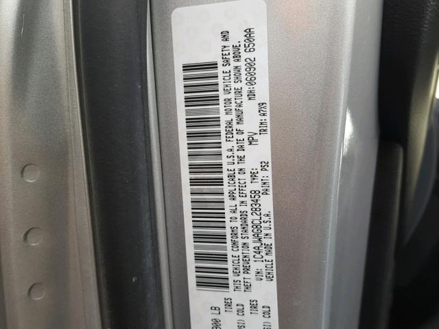 1C4AJWAG8CL283458 - 2012 JEEP WRANGLER S SILVER photo 10