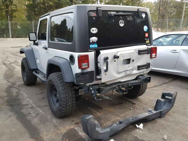 1C4AJWAG8CL283458 - 2012 JEEP WRANGLER S SILVER photo 3