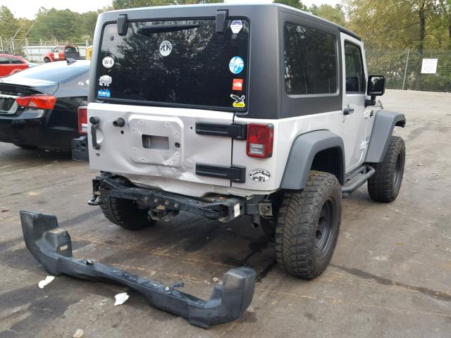 1C4AJWAG8CL283458 - 2012 JEEP WRANGLER S SILVER photo 4