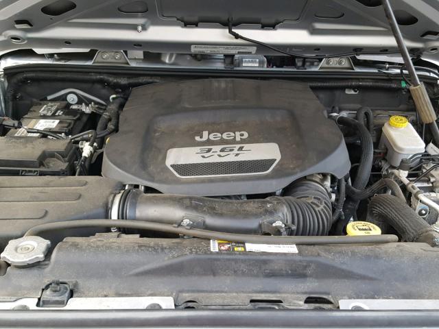 1C4AJWAG8CL283458 - 2012 JEEP WRANGLER S SILVER photo 7