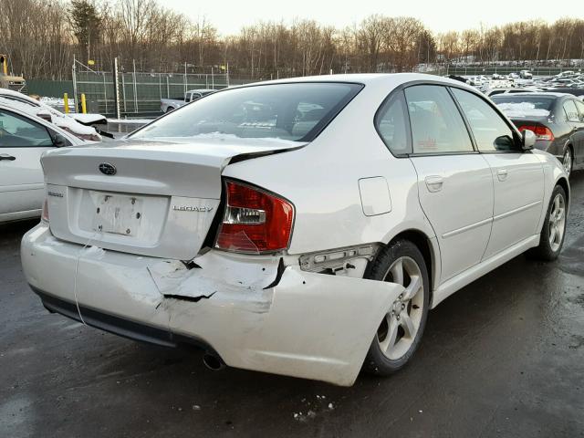 4S3BL626767218327 - 2006 SUBARU LEGACY 2.5 WHITE photo 4