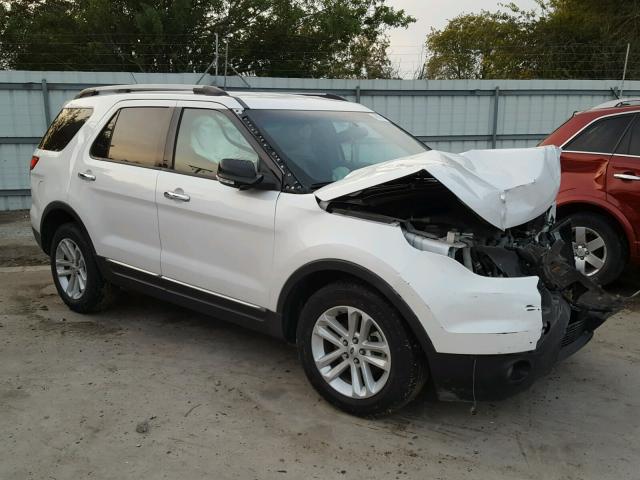 1FM5K7D80DGB06398 - 2013 FORD EXPLORER X WHITE photo 1