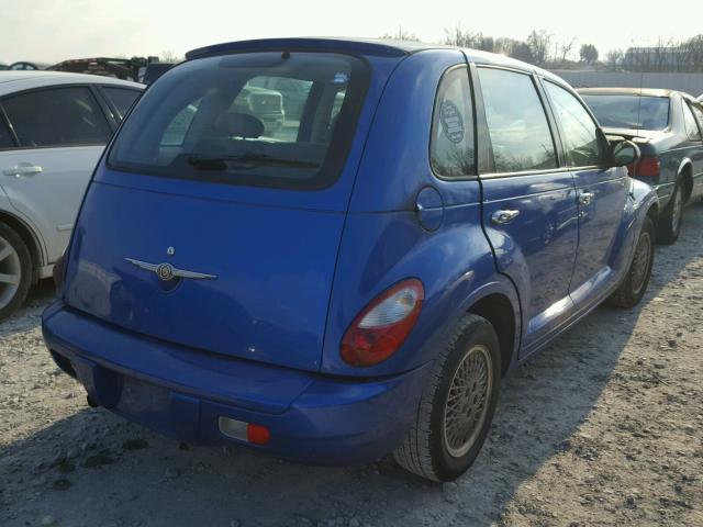 3A4FY48B06T226707 - 2006 CHRYSLER PT CRUISER BLUE photo 4