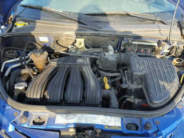 3A4FY48B06T226707 - 2006 CHRYSLER PT CRUISER BLUE photo 7