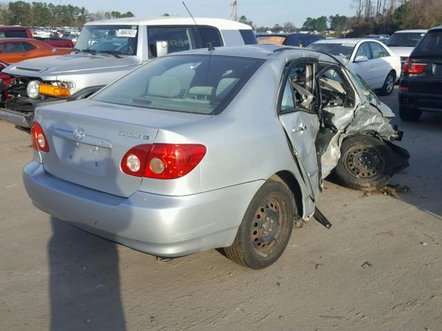 1NXBR32EX7Z858227 - 2007 TOYOTA COROLLA SILVER photo 4