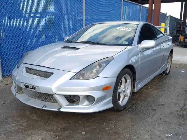 JTDDY32T110048062 - 2001 TOYOTA CELICA GT- SILVER photo 2