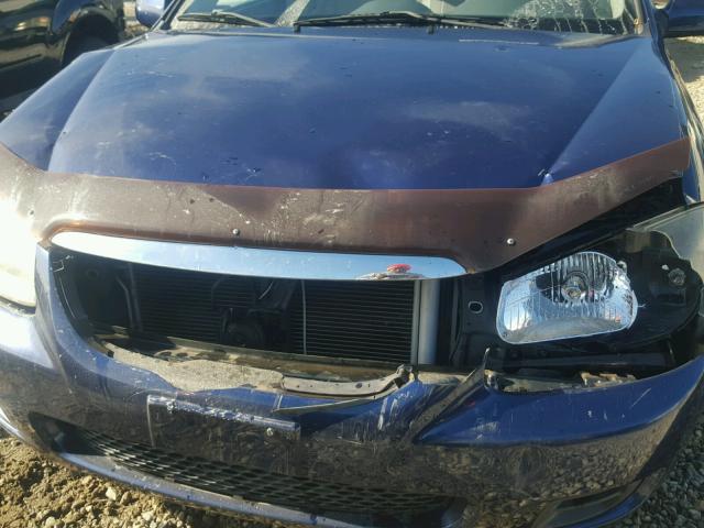 KNAFE121185526673 - 2008 KIA SPECTRA EX BLUE photo 9